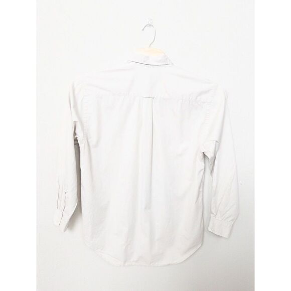 Vintage Nautica Made In USA Mens‎ Medium Button Down Dress Shirt Tan - Picture 6 of 11